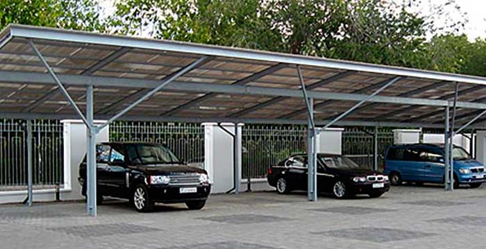 Навесы для автостоянки